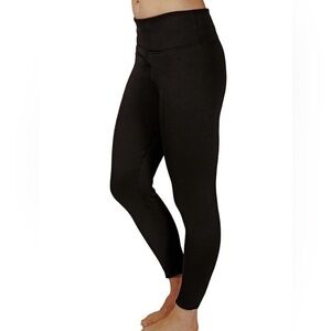 Snow Angel Baselayer Warm Leggings in Black Size Small